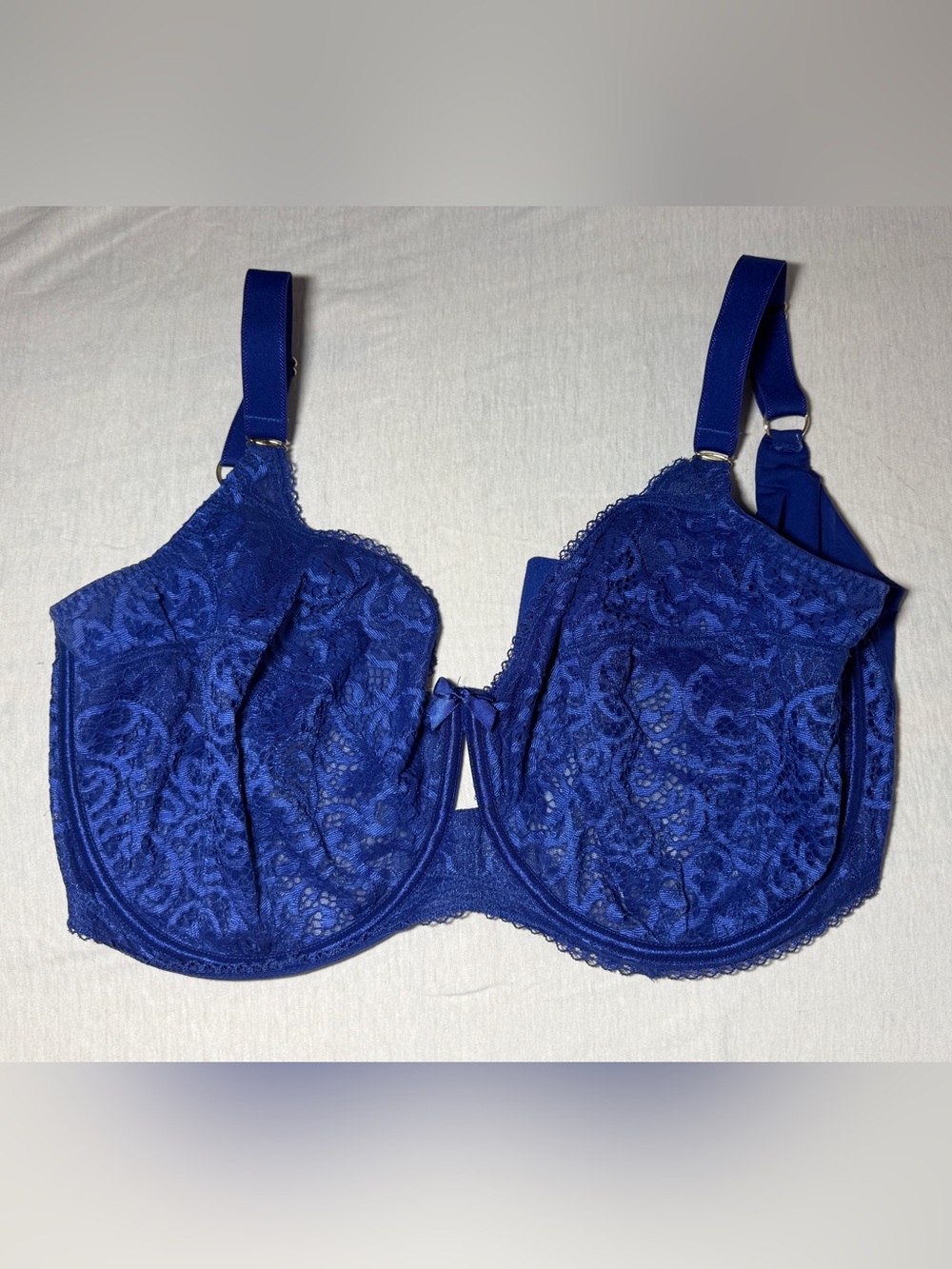 Sculptresse by Panache Royal Blue Lace Underwire Bra 34HH (US) / 34L (UK)